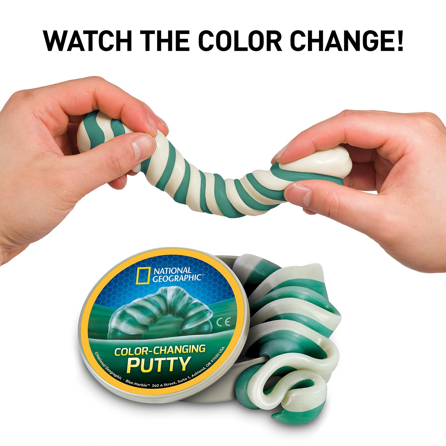 NATIONAL GEOGRAPHIC Mega Slime & Putty Lab Kit - 4 Slimes & 4 Putties Including Magnetic, For Boys & Girls, Sensory Toy & Science Kit (Amazon Exclusive)