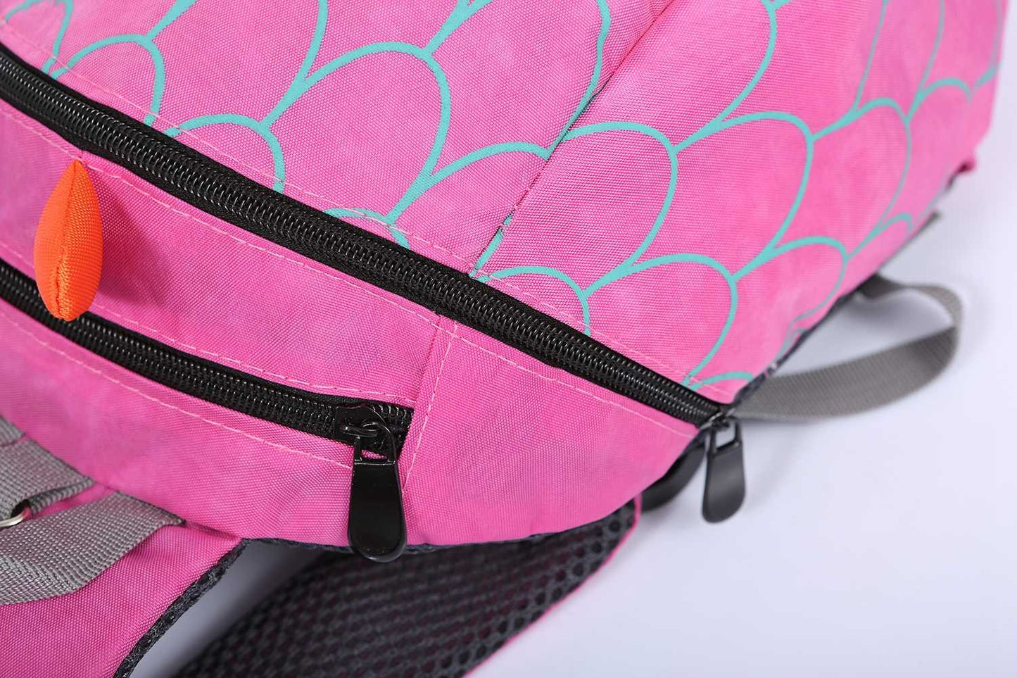 ZHUANNIAN Kids Toddlers Dinosaur Backpack with Safety Leash for Boys Girls(Hot Pink)