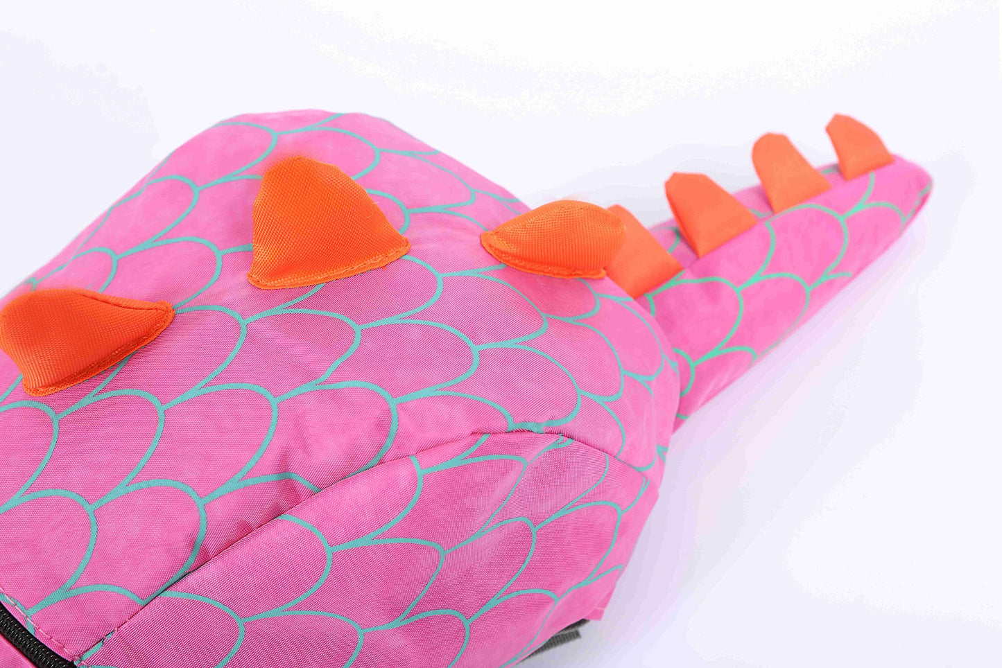 ZHUANNIAN Kids Toddlers Dinosaur Backpack with Safety Leash for Boys Girls(Hot Pink)