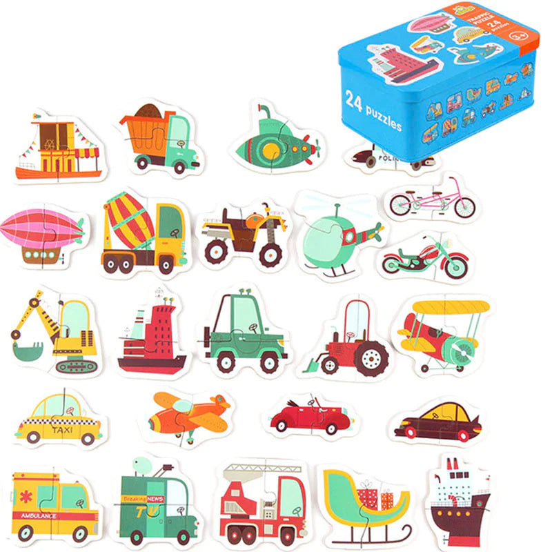 Kids Creative Tin Box Puzzle