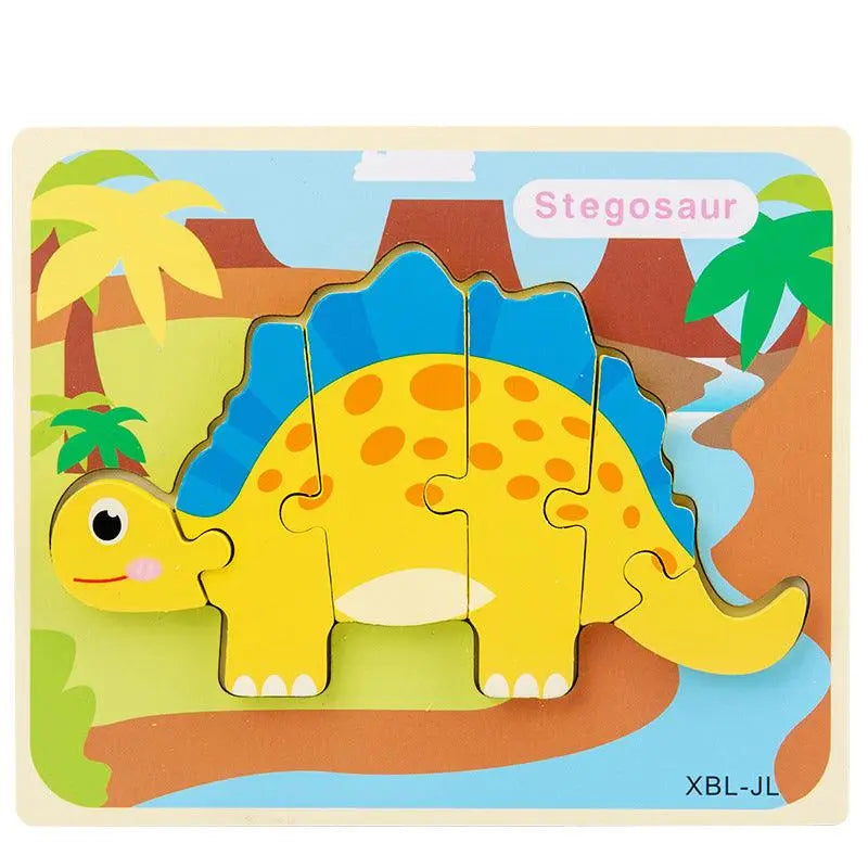 Wooden 3D Montessori Jigsaw Puzzle