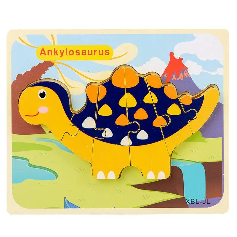 Wooden 3D Montessori Jigsaw Puzzle