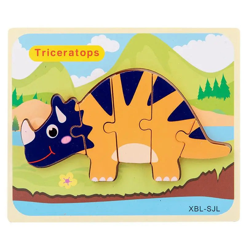 Wooden 3D Montessori Jigsaw Puzzle